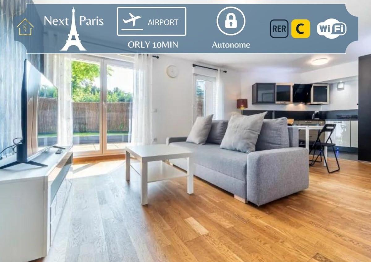 Appartement Escale Athis Orly Airport 8 Min Extérieur photo